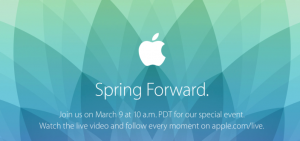 Apple Keynote 9 Marzo