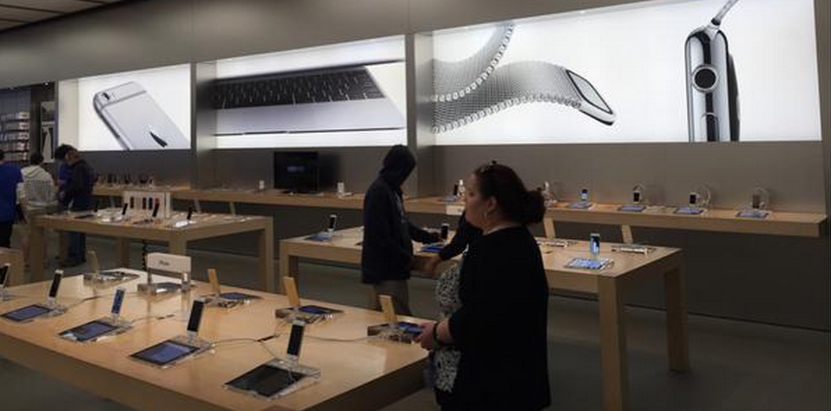 Apple Store con Apple Watch