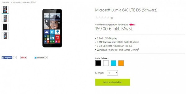 microsoft Lumia 640