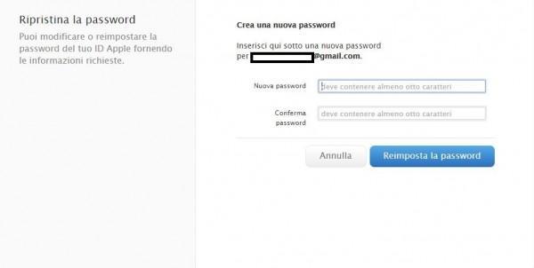 Come cambiare password all'Apple ID 6