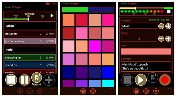 bloc-notes audio Offerte Red Stripe Windows Phone della settimana: Bloc-Notes Audio disponibile gratis
