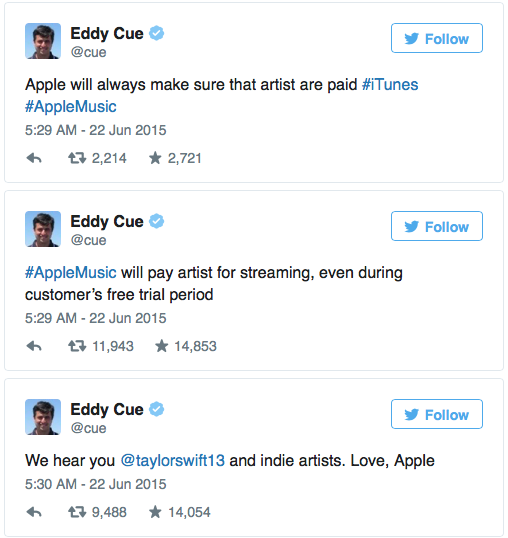 Apple Music Eddy Cue