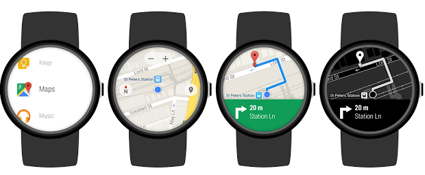 Google Maps on Android Wear