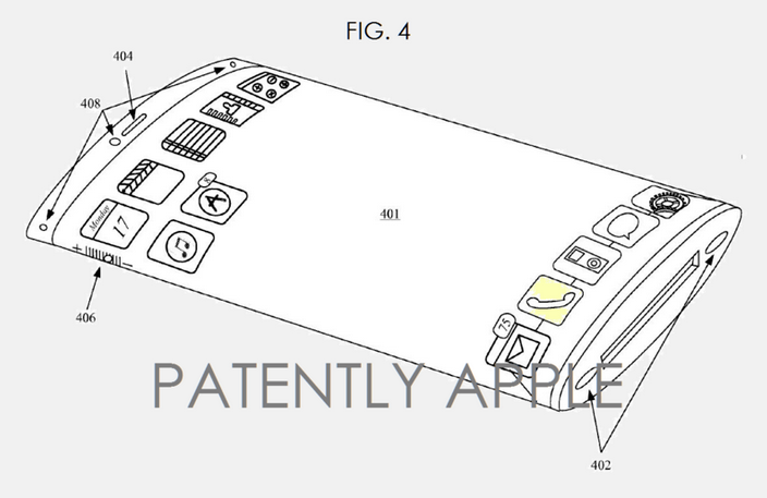 Apple brevetto display flessibile