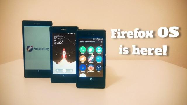 Firefox OS sui Sony Xperia