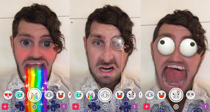 Snapchat nuove animazioni selfie