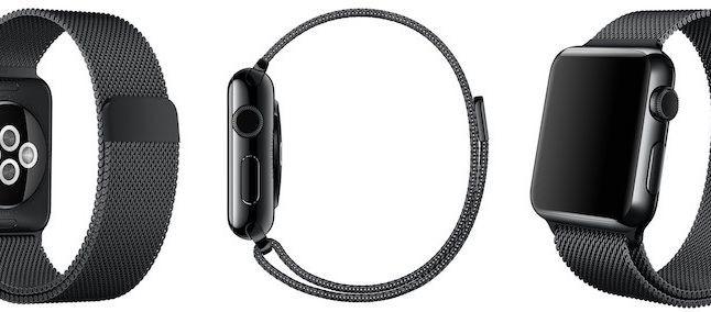 Apple Watch cinturino maglia Milanese in Black Space