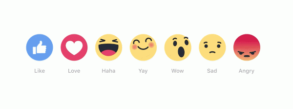 Reactions di Facebook