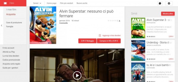 Alvin Superstar  nessuno ci può fermare   Film su Google Play