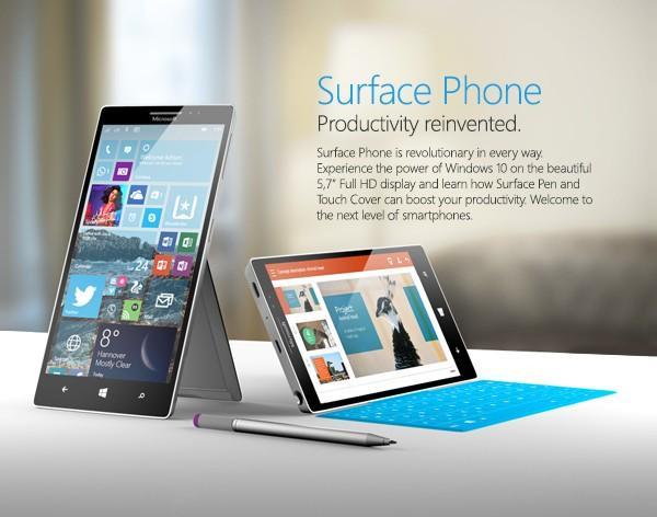 Microsoft Surface Phone concept