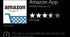 Amazon app non installabile Windows Store