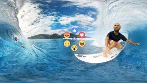 Samsung Gear VR ora compatibile con le reazioni nei video a 360° di Facebook