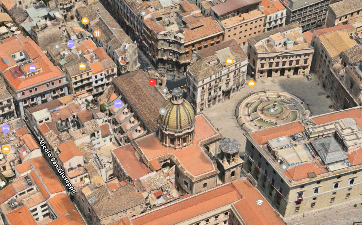 Palermo Flyover Apple Maps