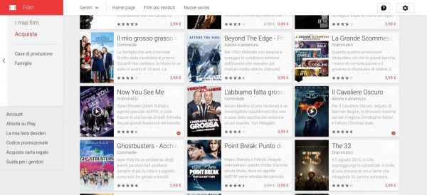 75  di sconto sul noleggio di un film a scelta   Film su Google Play