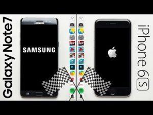 Samsung Galaxy Note 7 vs iPhone 6s