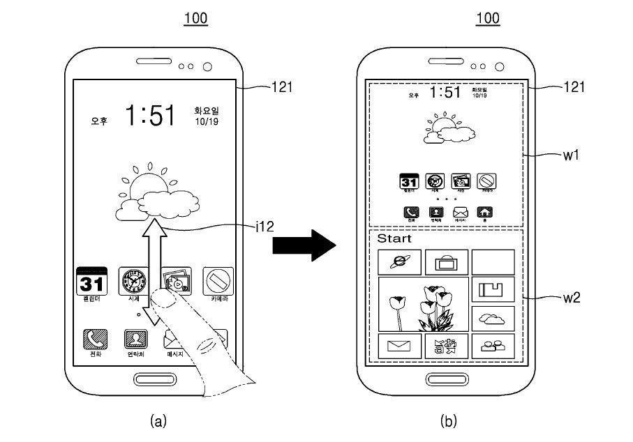 Samsung brevetto smartphone Android Windows