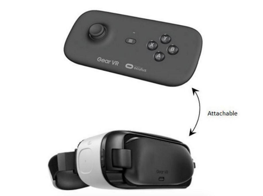 Samsung Gear VR controller Bluetooth render