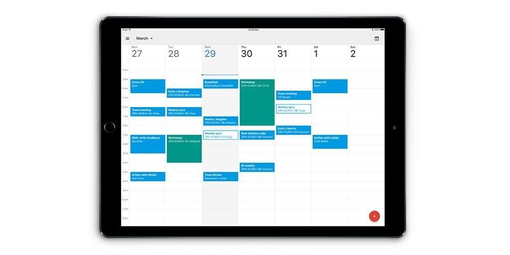 Google Calendario iPad Pro