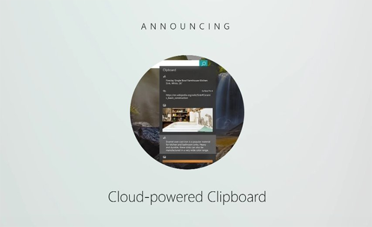 Microsoft Cloud Clipboard