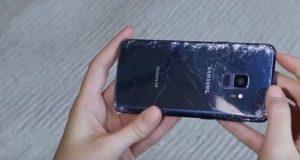 Samsung Galaxy S9 drop test