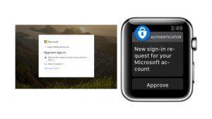 Microsoft Authenticator per Apple Watch