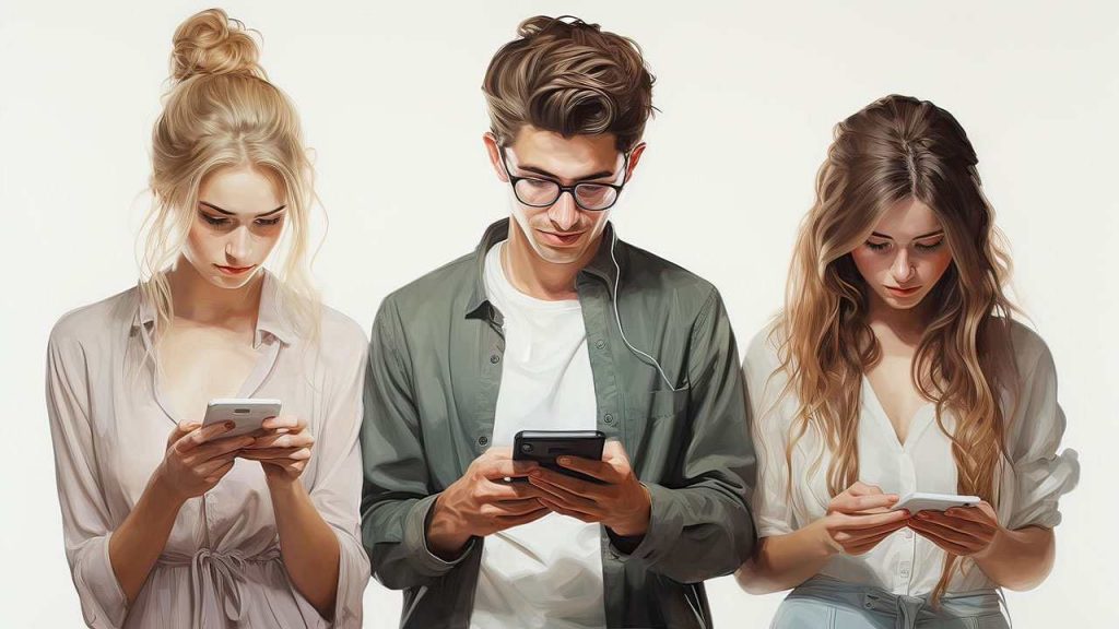 Tutti con gli occhi sul cellulare: "colpa" delle notifiche - Agemobile.com